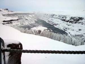 Der berühmteste Wasserfall Islands: Gullfoss