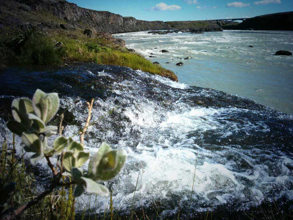 Wasserfall Urriðafoss in Island