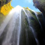 Wasserfall in Island: Gljufrafoss