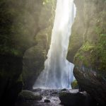 Wasserfall in Island: Gljufrafoss