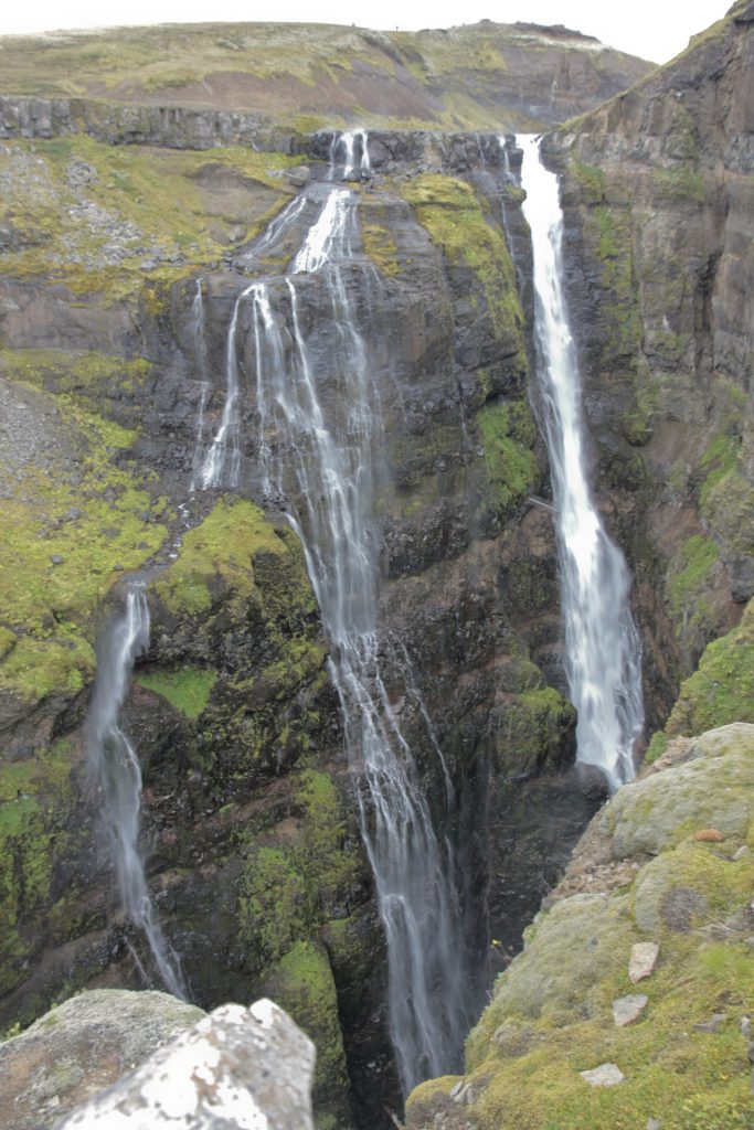 Wasserfall in Island: Glymur
