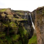 Wasserfall in Island: Glymur