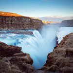 Wasserfall in Island: Gullfoss