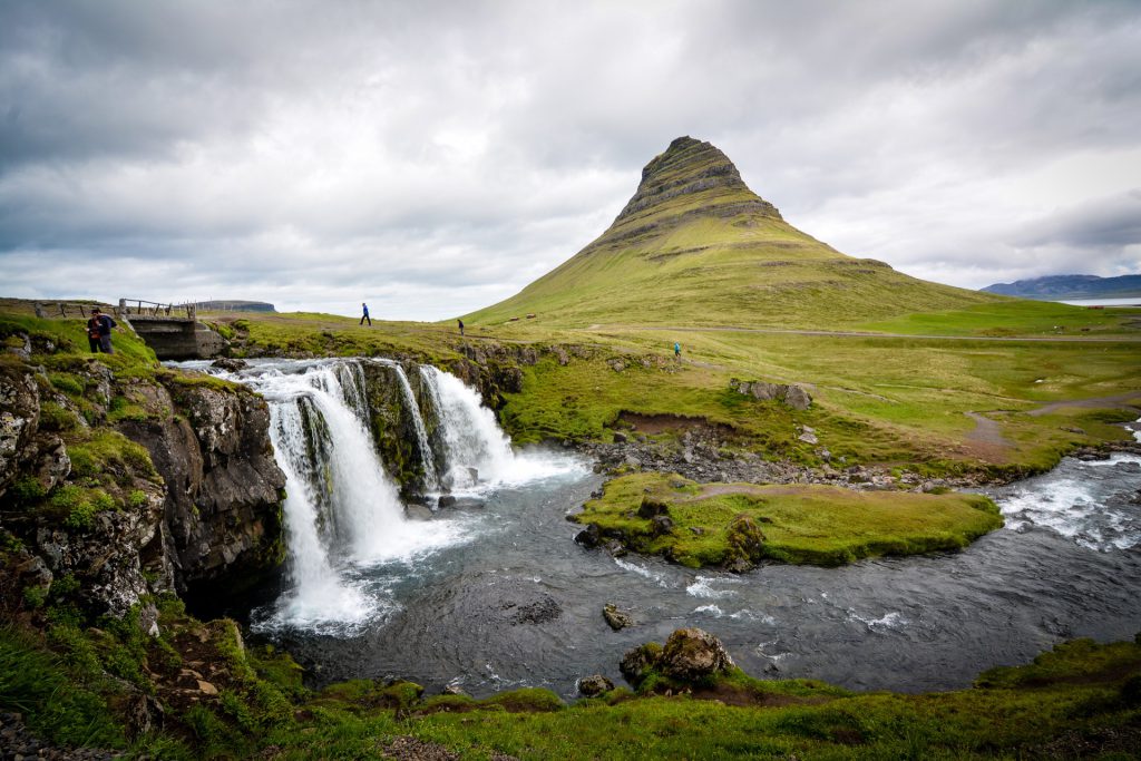 Wasserfall in Island: Kirkjufellsfoss