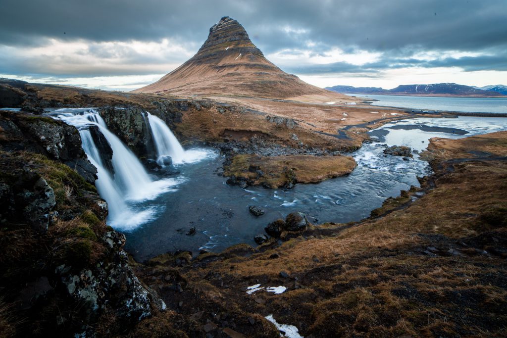 Wasserfall in Island: Kirkjufellsfoss