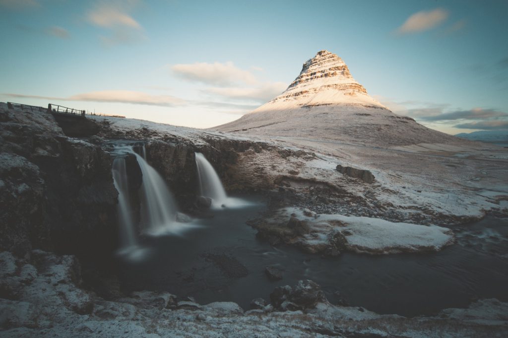 Wasserfall in Island: Kirkjufellsfoss