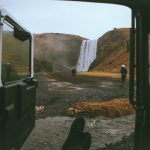 Island Wasserfall Skógafoss