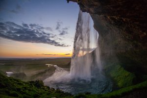 Island Wasserfall Seljalandsfoss