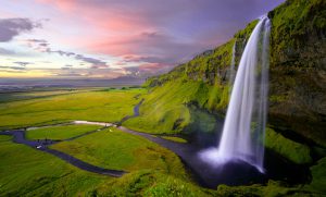 Island Wasserfall Seljalandsfoss