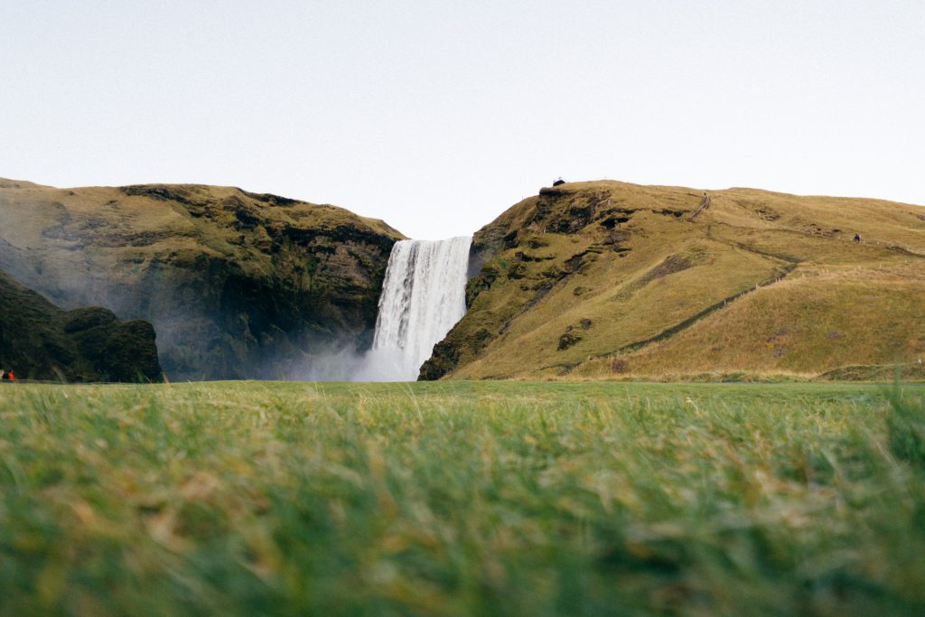 Wasserfall in Island: Skógafoss