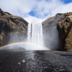 Wasserfall in Island: Skógafoss