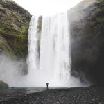 Wasserfall in Island: Skógafoss