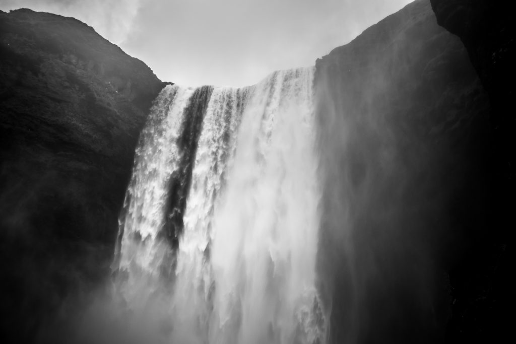 Wasserfall in Island: Skógafoss