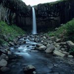 Wasserfall in Island: Svartifoss