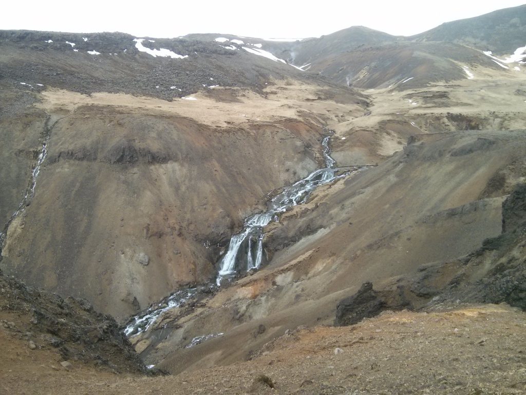 Wasserfall im Reykjadalur