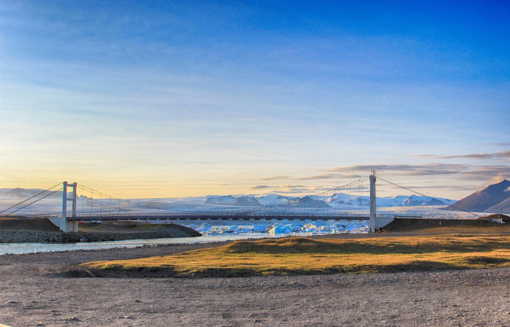 Die Gletscherlagune Jökulsárlón in Island