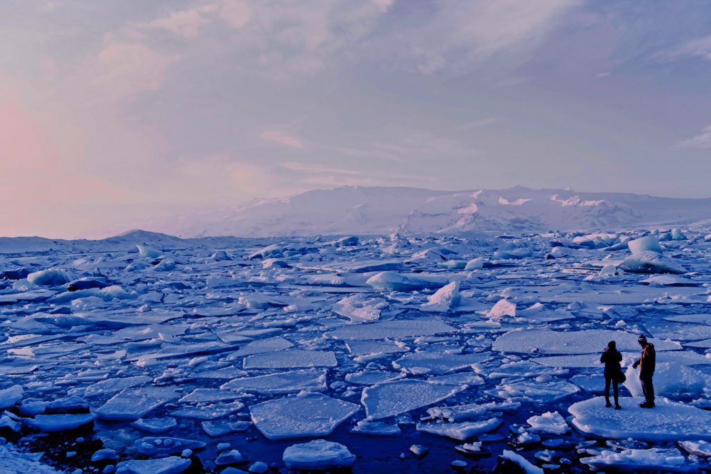 Gletscherlagune Jökulsárlón in Island: Perfekte Filmkulisse