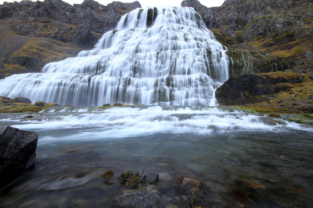 Dynjandi - The biggest waterfall in the west fjords of Iceland