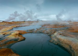 Das Geothermalgebiet Hverarönd / Hverir in der Myvatn Region in Island