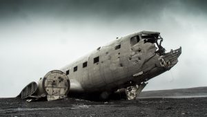 Das berühmte Flugzeugwrack an der Südküste Islands