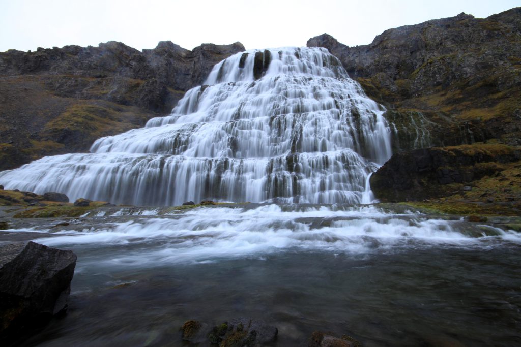 Dynjandi Wasserfall in Island