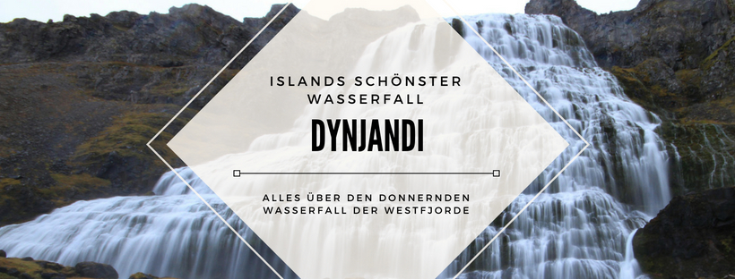 Dynjandi Wasserfall in Island