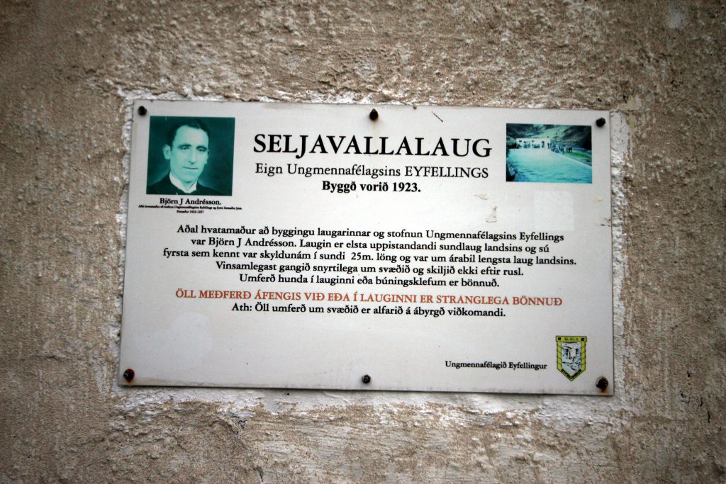 Seljavallalaug Schwimmbad in Island