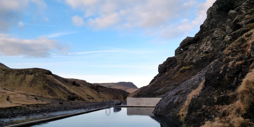 Seljavallalaug Schwimmbad in Island